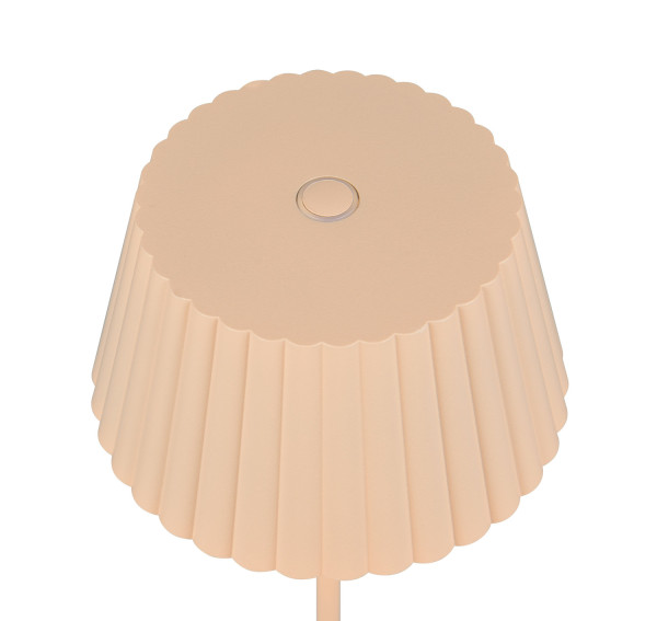 Reality R47706166 Suarez LED Stehleuchte 1,5W ⌀13,5cm dimmbar Sand IP44 warmweiss