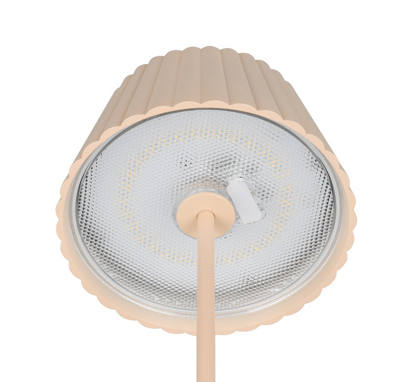 Reality R47706166 Suarez LED Stehleuchte 1,5W ⌀13,5cm dimmbar Sand IP44 warmweiss