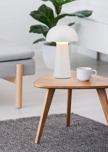 Reality Lennon LED Tischleuchte  2W ⌀13,6cm Weiß IP44 warmweiss