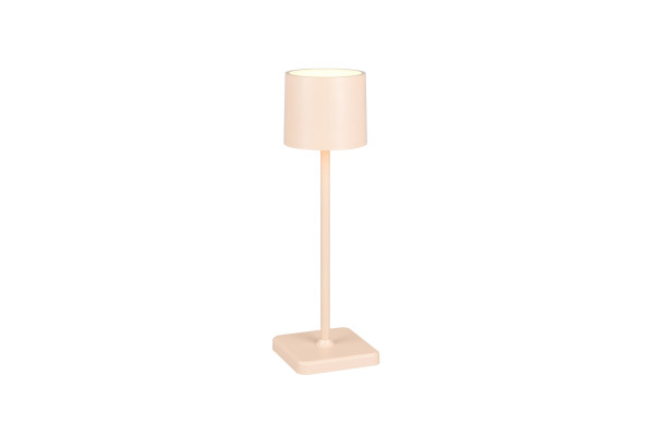 Reality R54096166 Fernandez LED Tischleuchte 1,5W dimmbar Sand IP54 CCT einstellbare Lichtfarbe