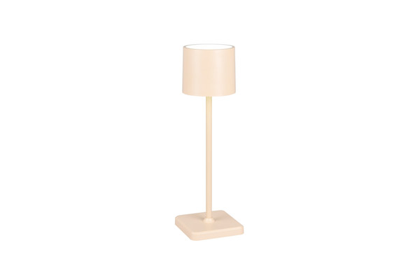 Reality R54096166 Fernandez LED Tischleuchte 1,5W dimmbar Sand IP54 CCT einstellbare Lichtfarbe
