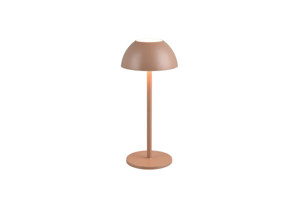 Reality R54106165 Ricardo LED Tischleuchte 1,7W ⌀13,5cm Coffee IP54 warmweiss Touch