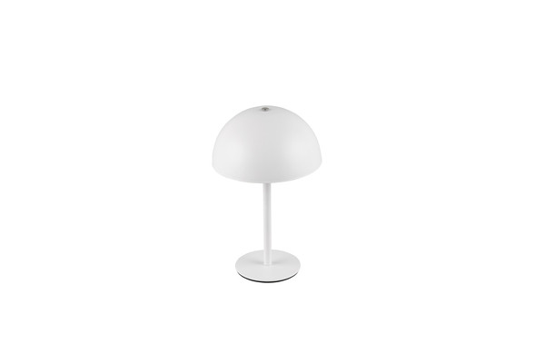Reality R54891131 Munoz LED Tischleuchte 1,3W ⌀13cm Weiß Matt warmweiss Touch