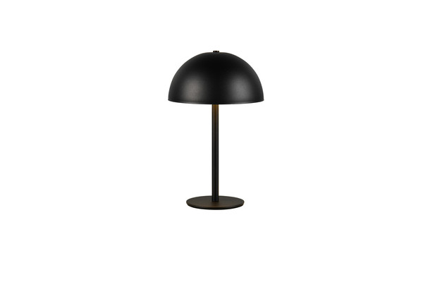 Reality R54891132 Munoz LED Tischleuchte 1,3W ⌀13cm Schwarz Matt warmweiss Touch