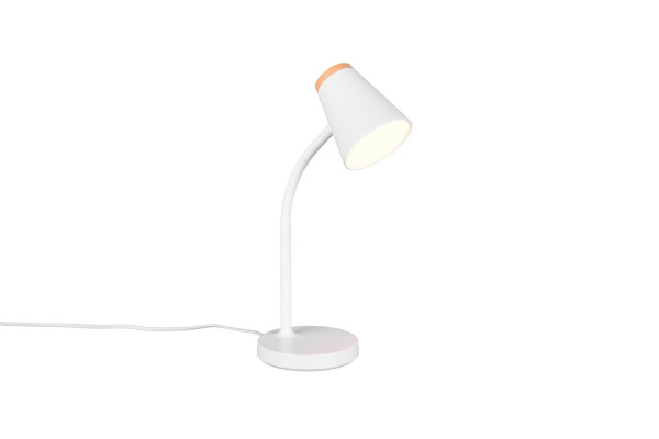 Reality R55831101 Pongo LED Tischleuchte 4,5W Weiß warmweiss