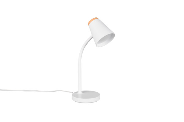 Reality R55831101 Pongo LED Tischleuchte 4,5W Weiß warmweiss