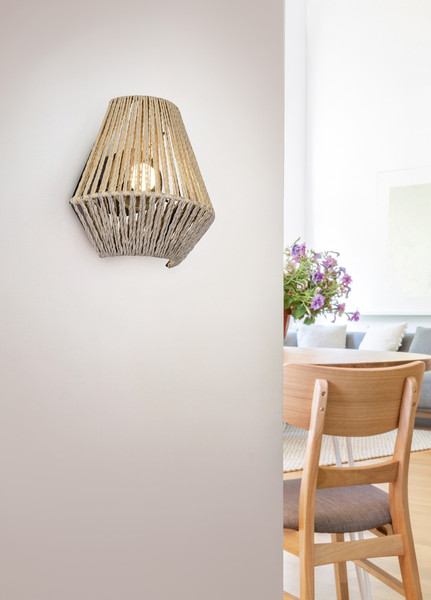 Reality R55991126 Lira LED Tischleuchte 1,5W ⌀18,5cm Braun warmweiss Touch