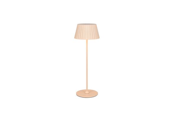 Reality R57706166 Suarez LED Tischleuchte 1,5W ⌀13,5cm dimmbar Sand IP44 warmweiss