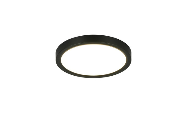 Reality R65891132 Draco LED Deckenleuchte 18W ⌀23cm dimmbar Schwarz Matt CCT einstellbare Lichtfarbe