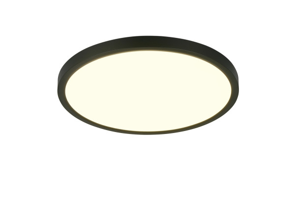 Reality R65891932 Draco LED Deckenleuchte 30W ⌀40cm dimmbar Schwarz Matt CCT einstellbare Lichtfarbe