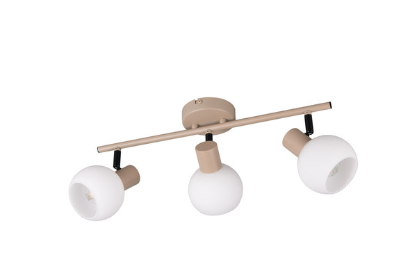 Reality R86373043 Boba E14 Strahler 3-fach ⌀10cm Warm Beige