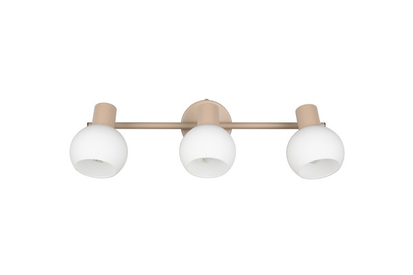Reality R86373043 Boba E14 Strahler 3-fach ⌀10cm Warm Beige