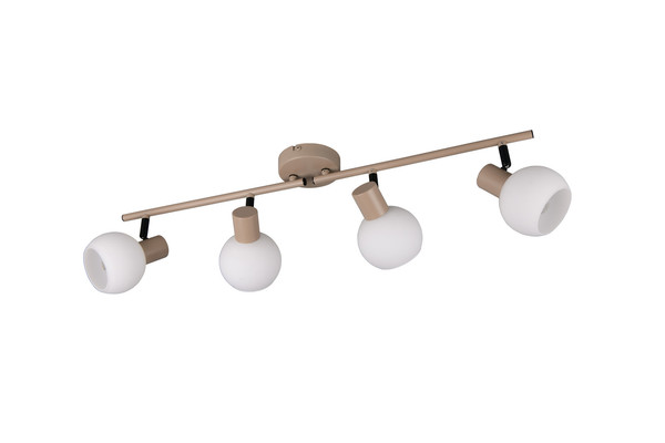 Reality R86374043 Boba E14 Strahler 4-fach ⌀10cm Warm Beige