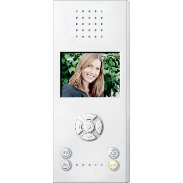 Ritto MEG4610-0319 Video-Freisprechstelle Color, polarweiß glänzend, System M