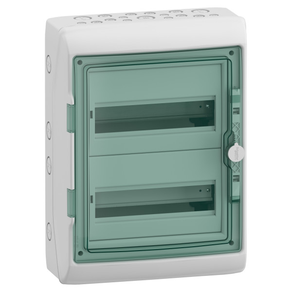 Schneider Electric 13433 Kaedra Kleinverteiler, 2x12 TE, IP65