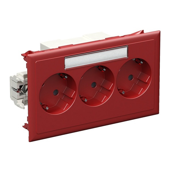 Schneider Electric 5951679 CYB-PS SCHNELMONTAGE 3-V ROOD