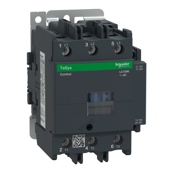 Schneider Electric LC1D95P7 Leistungsschütz LC1D 3p, +1S+1Ö, 45 kW, 95 A, 400 V AC3, Spule 230 V AC