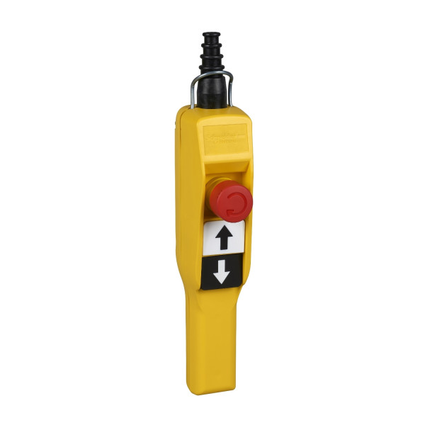 Schneider Electric XACA2013 Hängetaster XAC-A, 2 Drucktaster 1 Not-Halt/Not-Aus-Taster