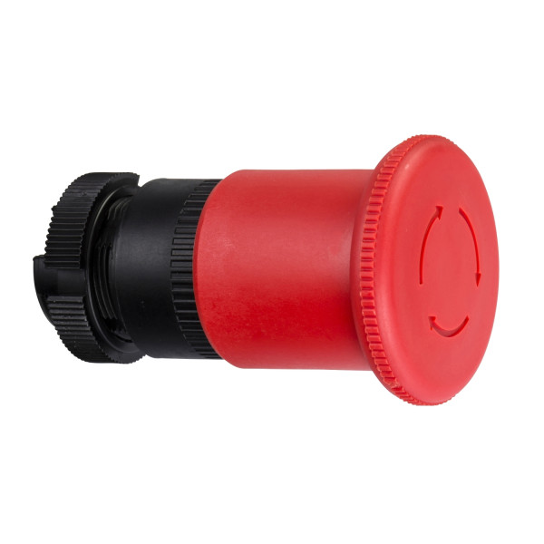 Schneider Electric ZA2BS844 Vorsatz Not-Aus-Schalter Ø 40mm, Drehentriegelung, Ø 22, rot