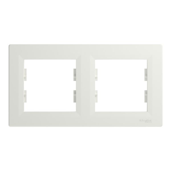 Schneider Electric ASFORA 2-Fach Rahmen Horizontal weiss EPH5800221D