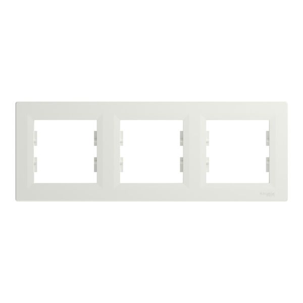 Schneider Electric ASFORA 3-Fach Rahmen Horizontal weiss EPH5800321D