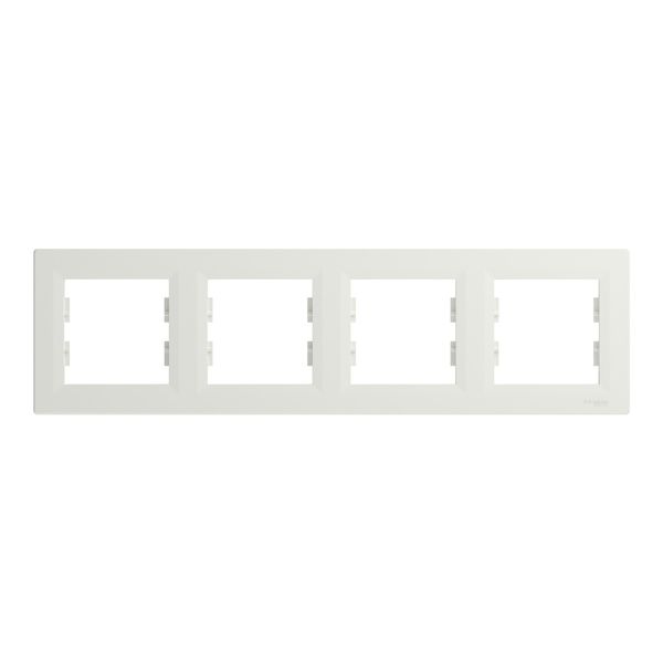 Schneider Electric ASFORA 4-Fach Rahmen Horizontal weiss EPH5800421D