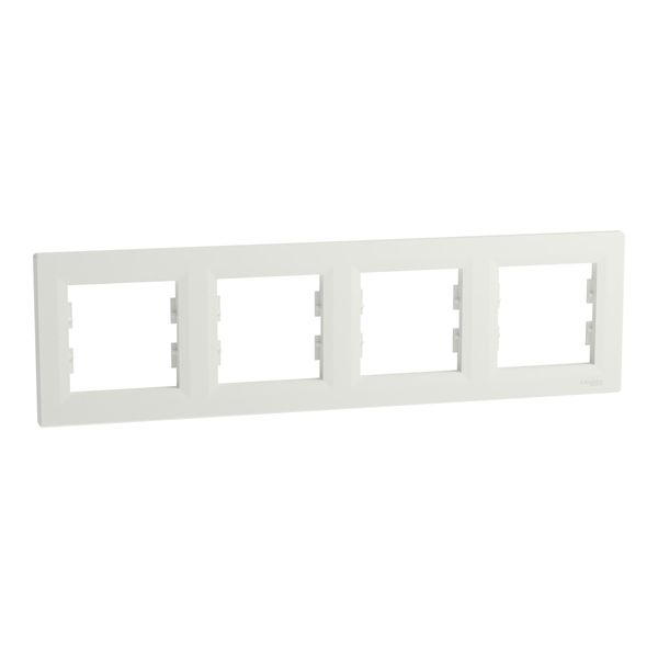 Schneider Electric ASFORA 4-Fach Rahmen Horizontal weiss EPH5800421D