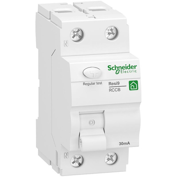 Schneider R9R22225 Fehlerstrom-Schutzschalter Resi9 2-polig 25A 30mA