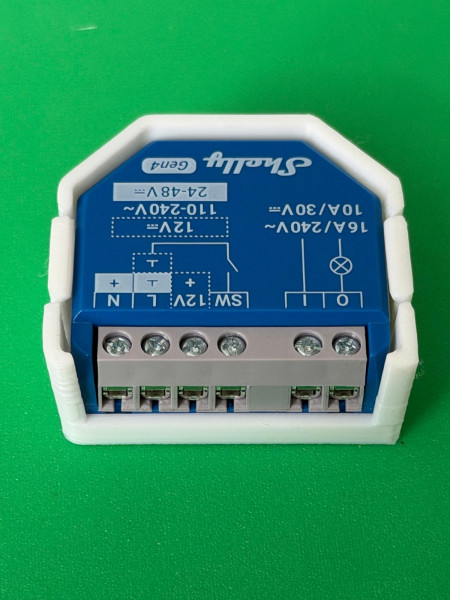 SOIXX Wandhalter für Shelly PLUS, Gen3, Gen4 Halter Flach