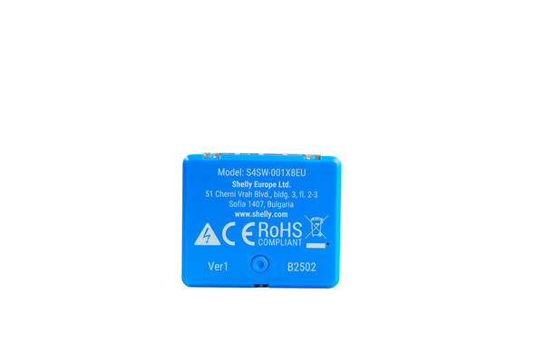 Shelly 1 Mini Gen4, 2er-Pack - Kompakter Multiprotokoll-Aktor, WLAN, Zigbee, Matter, BT
