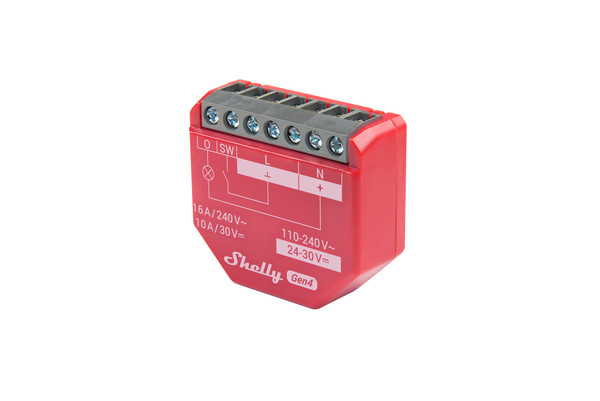 Shelly 1PM Gen4, 2er-Pack - Multiprotokoll-Schaltaktor mit Messfunktion, BT