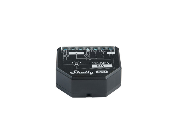 Shelly 2PM Gen4 - Multiprotokoll 2-Kanal Relais & Rollladenaktor, WLAN, Zigbee, Matter