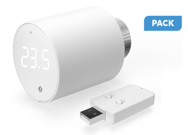Shelly BLU TRV, 3er-Pack + Gateway - Smarte Heizkörperthermostate, Bluetooth