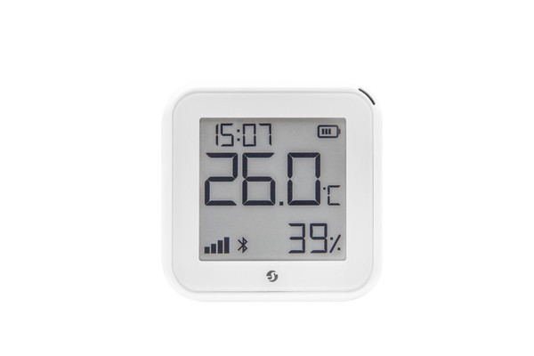 Shelly H&T Gen3 - WLAN Temperatur- & Feuchtigkeitssensor, Matt Weiß, BT, USB-C
