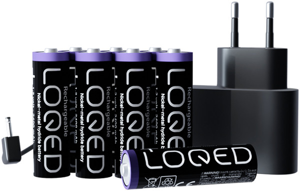Shelly LOQED Power Kit - Akku-Ladegerät für LOQED Smart Lock, Erweiterung für Türschloss