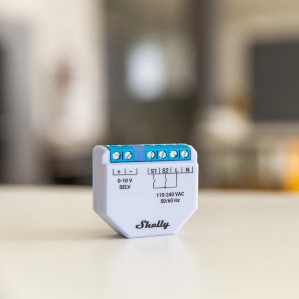 Shelly Plus 0-10V Dimmer - WLAN Steuergerät, 0-10V Treiber