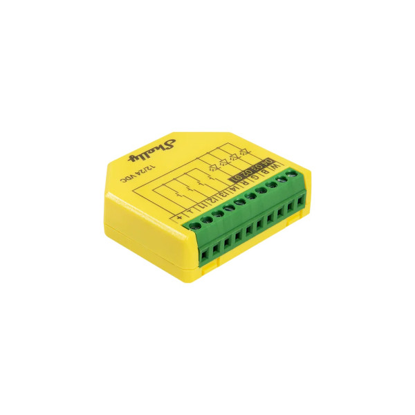 Shelly Plus RGBW PM - WLAN LED-Controller, RGBW, 12/24V, LED Lichtcontroller BT