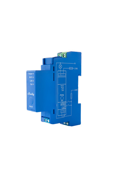 Shelly Pro 1 - 1-Kanal DIN-Schienen Relais, WLAN, LAN, potenzialfrei