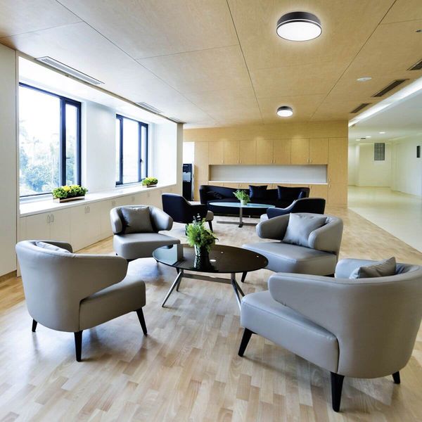 SIGOR LED Aufbauleuchte Split 270mm schwarz Deckenleuchte 18/24W 3000/4000K IP54 110° 2000/2500lm