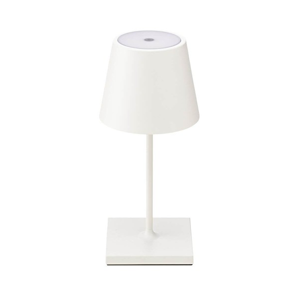 SIGOR 4547201 Akku-Tischleuchte Nuindie mini 25cm schneeweiß 2,2W FlexMood 2200K/2700K IP54 Ra85 dimmbar