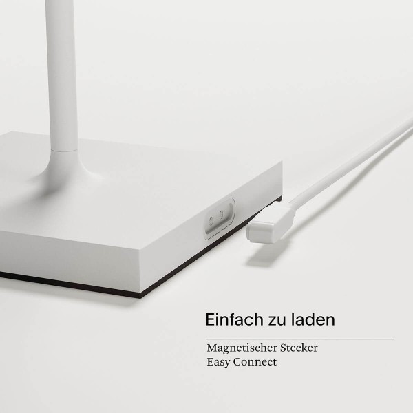 SIGOR 4547201 Akku-Tischleuchte Nuindie mini 25cm schneeweiß 2,2W FlexMood 2200K/2700K IP54 Ra85 dimmbar