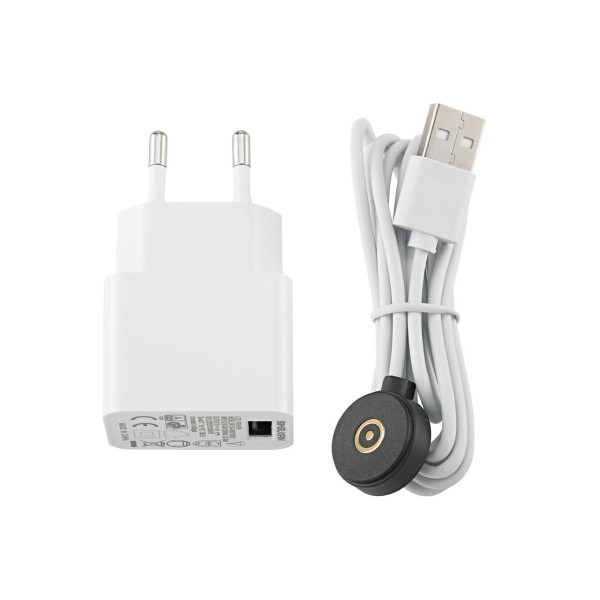 SIGOR Nuindie Easy-Connect Pug Ladekabel inkl Netzteil Ersatzteil Weiß 120cm