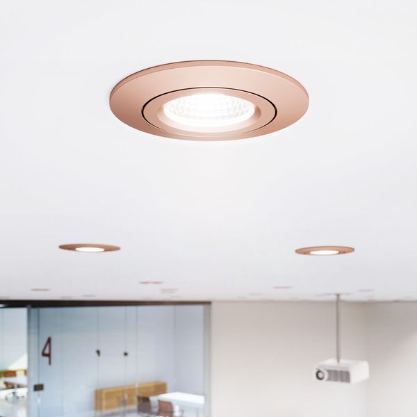 SIGOR Einbauleuchte Diled 6W 370lm 2700K Downlight weiß 36° dimmbar Warmweiss