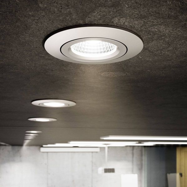 SIGOR Einbauleuchte Diled 6W 310lm 2700-2100K Downlight Stahl 36° dimmbar