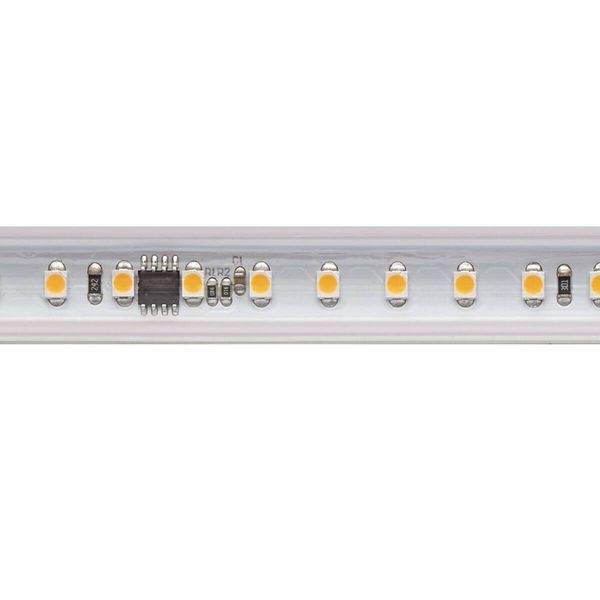 SIGOR 14W/m Hochvolt LED-Streifen 3000K 10m 72LED/m IP65 230V 1230lm/m Ra90 Set inkl. Endkappe