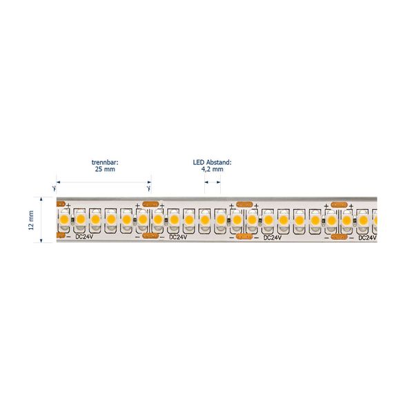 SIGOR 19,2W/m Pro LED-Streifen 2700K 5m Warmweiss