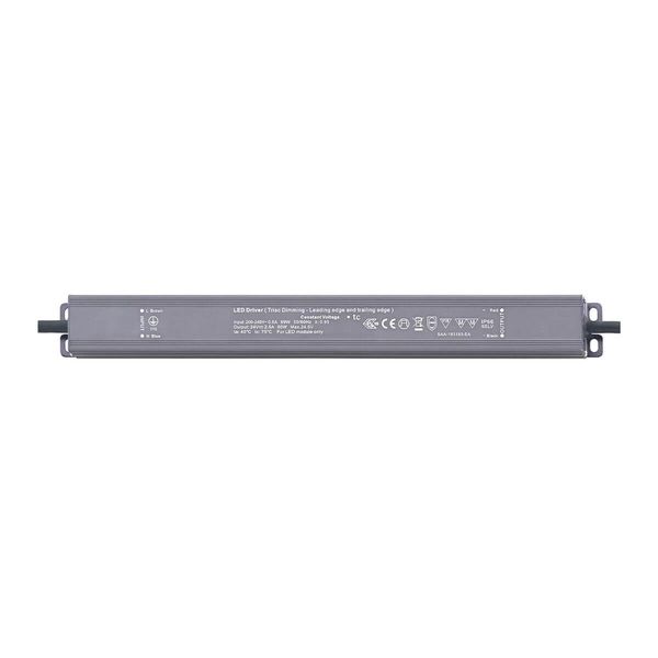 SIGOR Netzteil POWERLINE TRIAC SLIM OUTDOOR 60W 24V 300x70x22mm 2,5A IP66