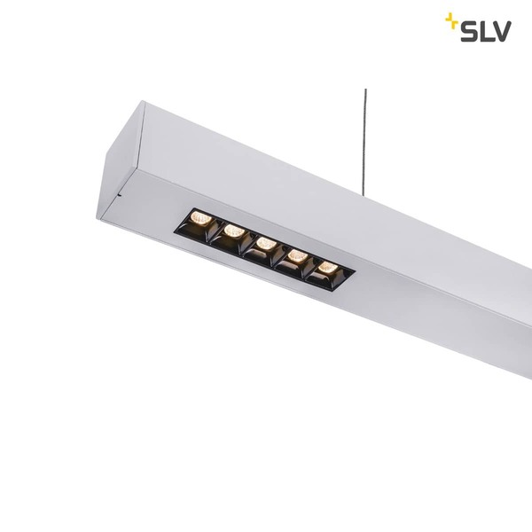 SLV 1000931 Q-LINE PD LED Indoor Pendelleuchte 2m BAP silber 3000K