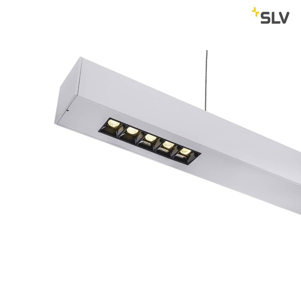 SLV 1000934 Q-LINE PD LED Indoor Pendelleuchte 1m BAP silber 4000K