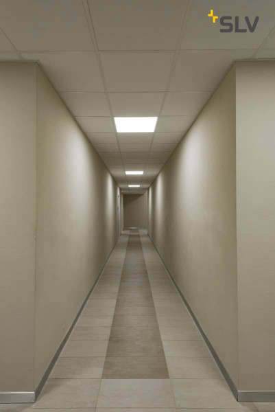 SLV 1001444 I-VIDUAL PANEL 600x600 LED Deckeneinbauleuchte UGR19 4000K + SLV LED Netzteil